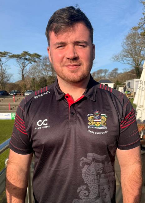 Jack Davies - Tenby prop scored a good try